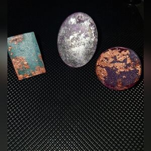 Handmade Abstract Metallic Statement Ring